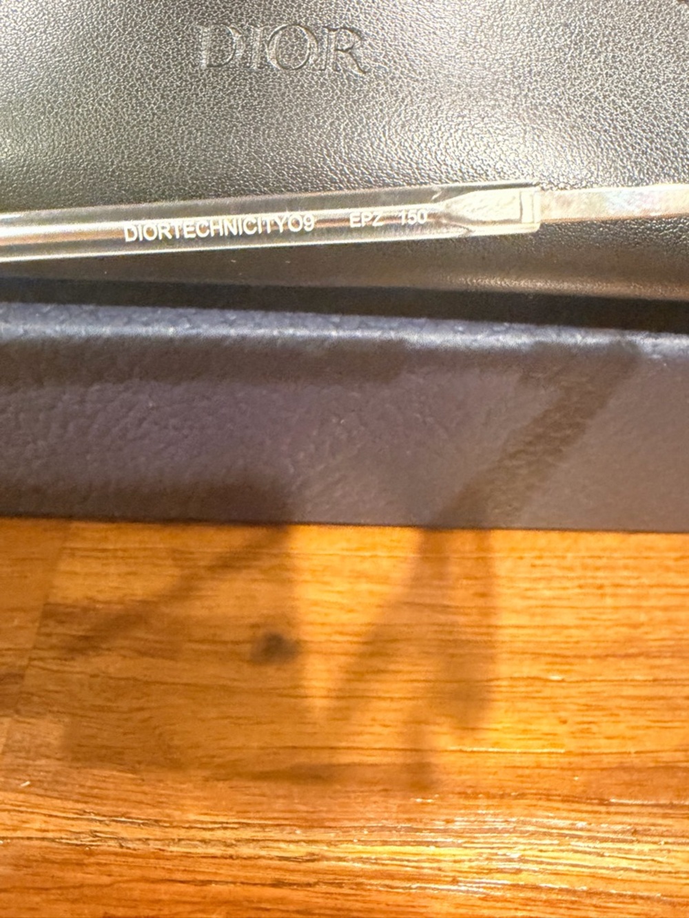 Dior Clear/Gold Optical Frame with Black Case - Picture 5 of 5